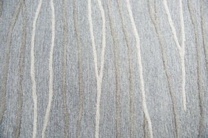 Rizzy Home Idyllic ID968A Gray Lines Area Rug