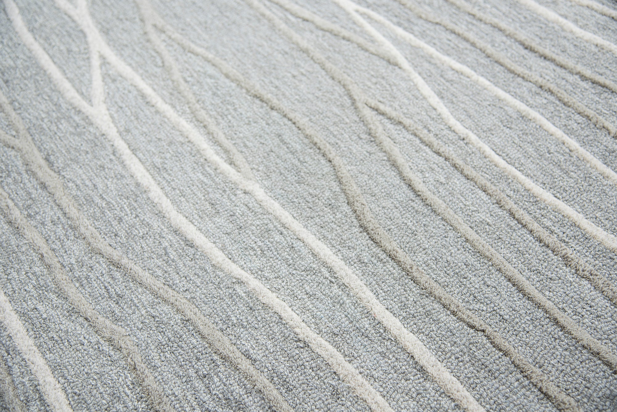 Rizzy Home Idyllic ID968A Gray Lines Area Rug