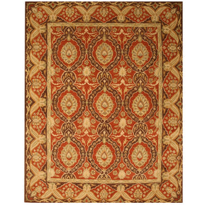 EORC Hand-tufted Wool Red Traditional Oriental Khyber Rug