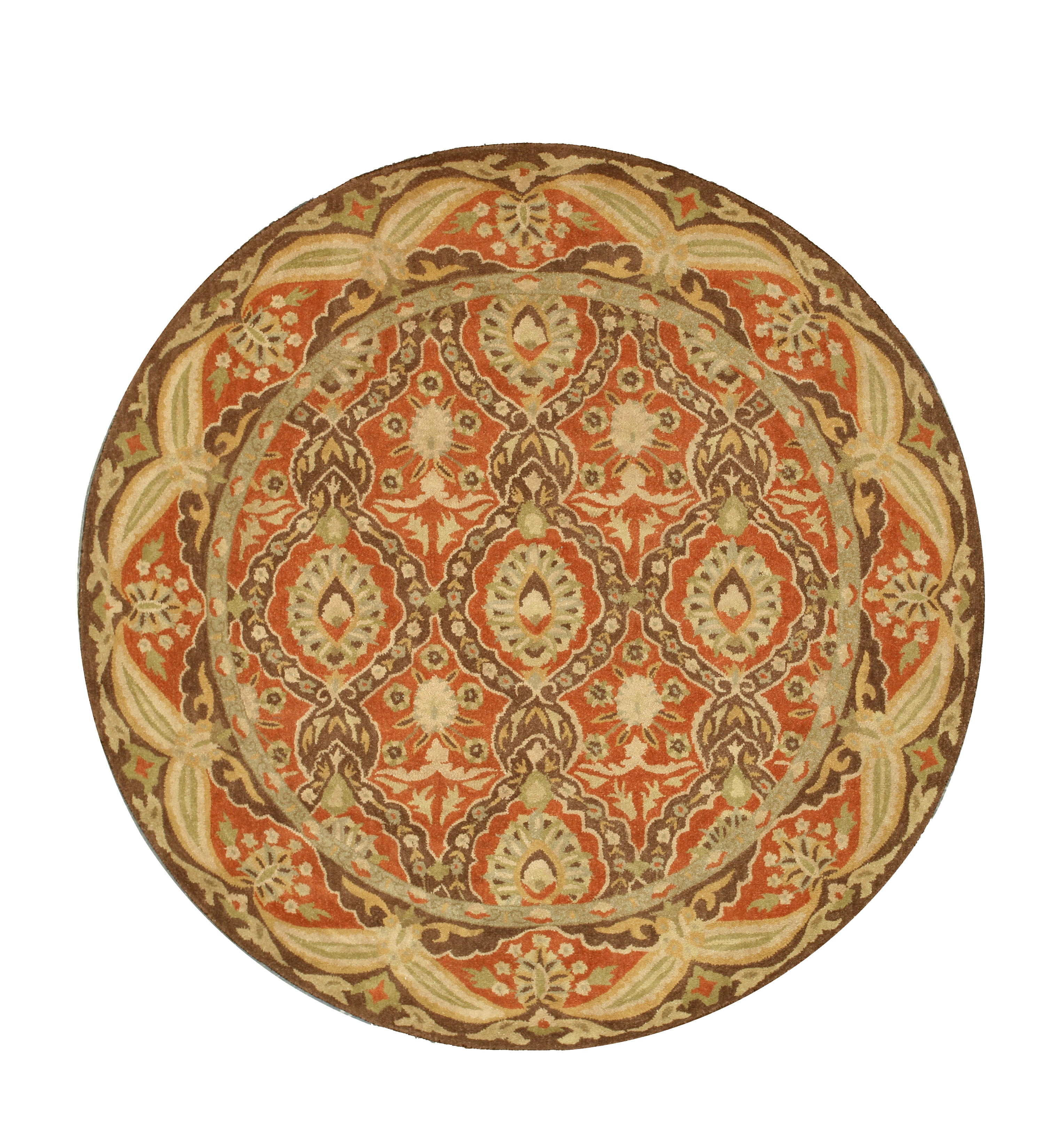 EORC Hand-tufted Wool Red Traditional Oriental Khyber Rug
