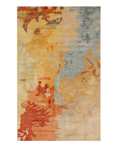 EORC Hand-tufted Multicolored Contemporary Abstract Palermo Rug