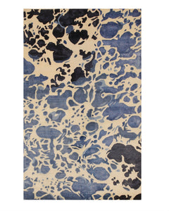 EORC Hand-tufted Ivory Contemporary Abstract Palermo Rug