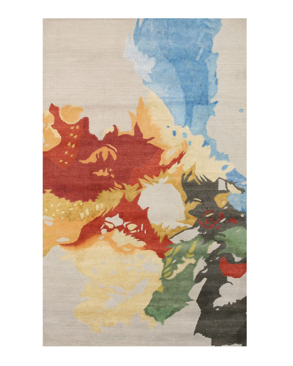 EORC Hand-tufted Multicolored Contemporary Abstract Palermo Rug