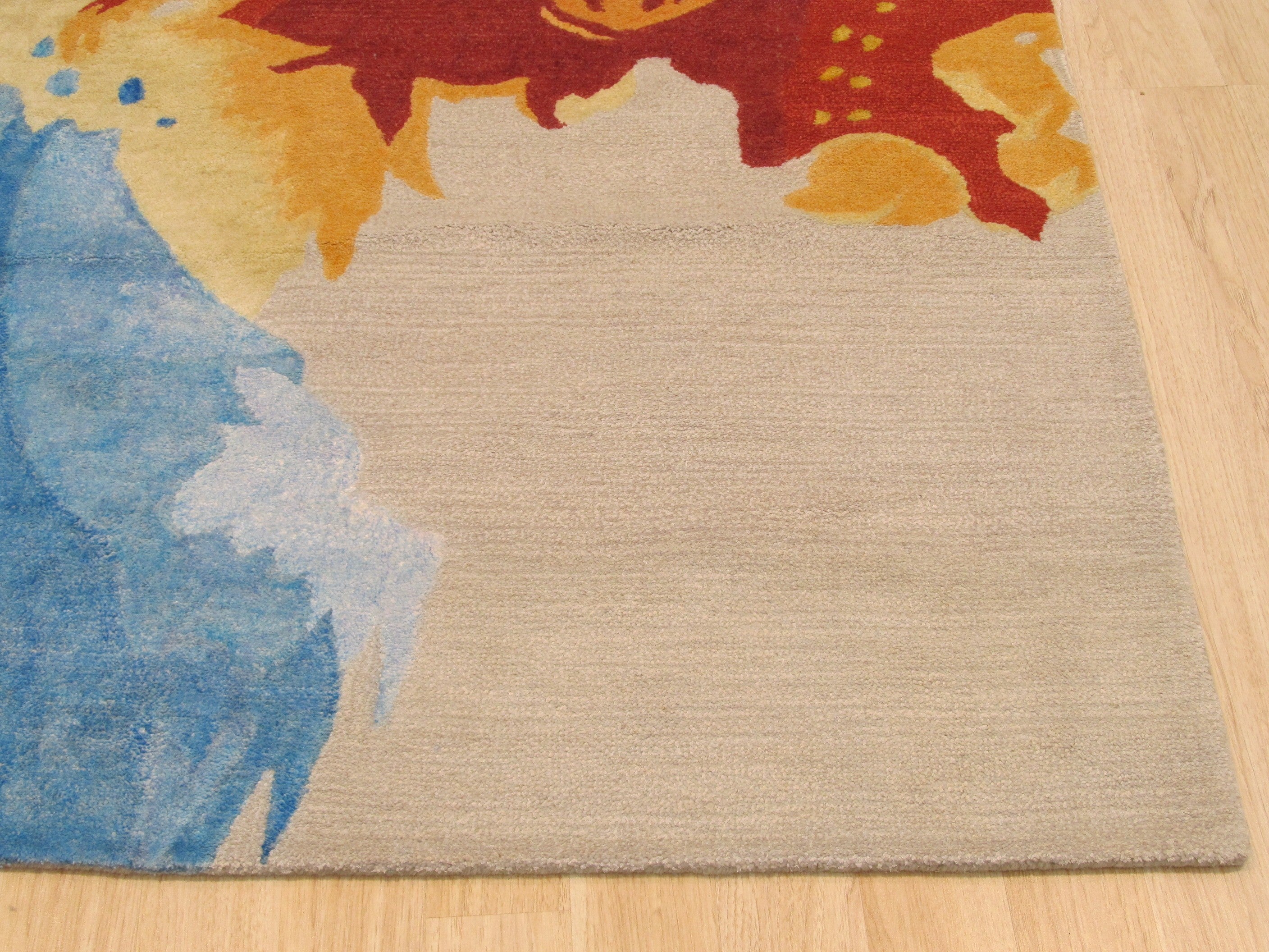 EORC Hand-tufted Multicolored Contemporary Abstract Palermo Rug