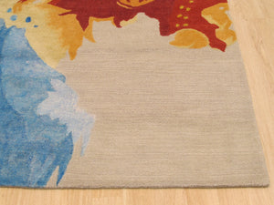 EORC Hand-tufted Multicolored Contemporary Abstract Palermo Rug