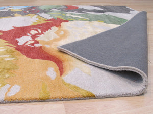 EORC Hand-tufted Multicolored Contemporary Abstract Palermo Rug