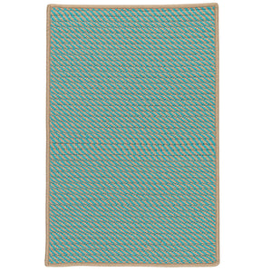 Colonial Mills Point Prim IM03 Teal Indoor/Outdoor Area Rug