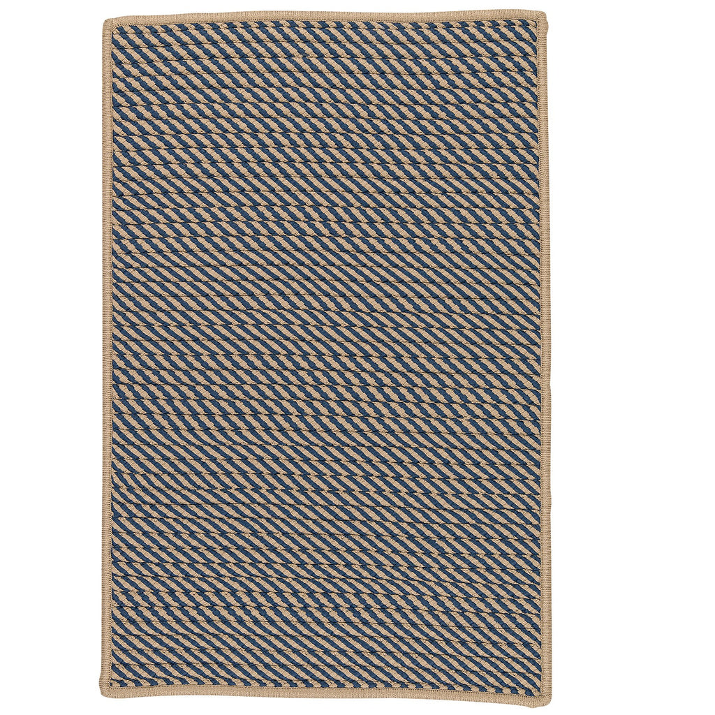 Colonial Mills Point Prim IM53 Blue Indoor/Outdoor Area Rug