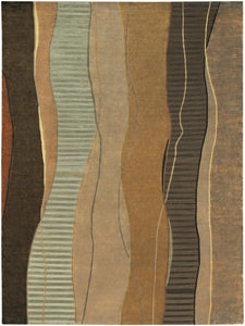 Surya Mugal IN8020 Brown/Black Contemporary Area Rug