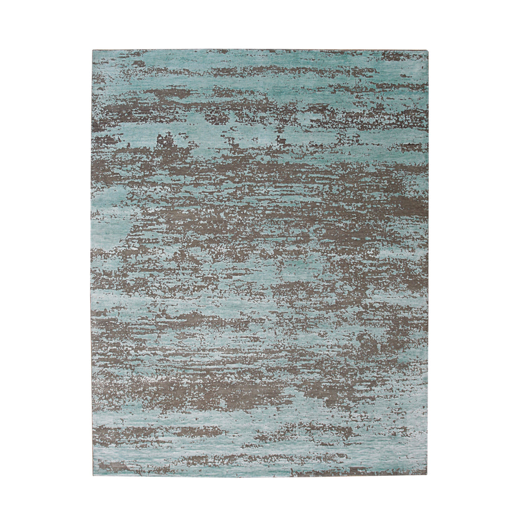 EORC Silver Hand Knotted Wool Galaxy Rug
