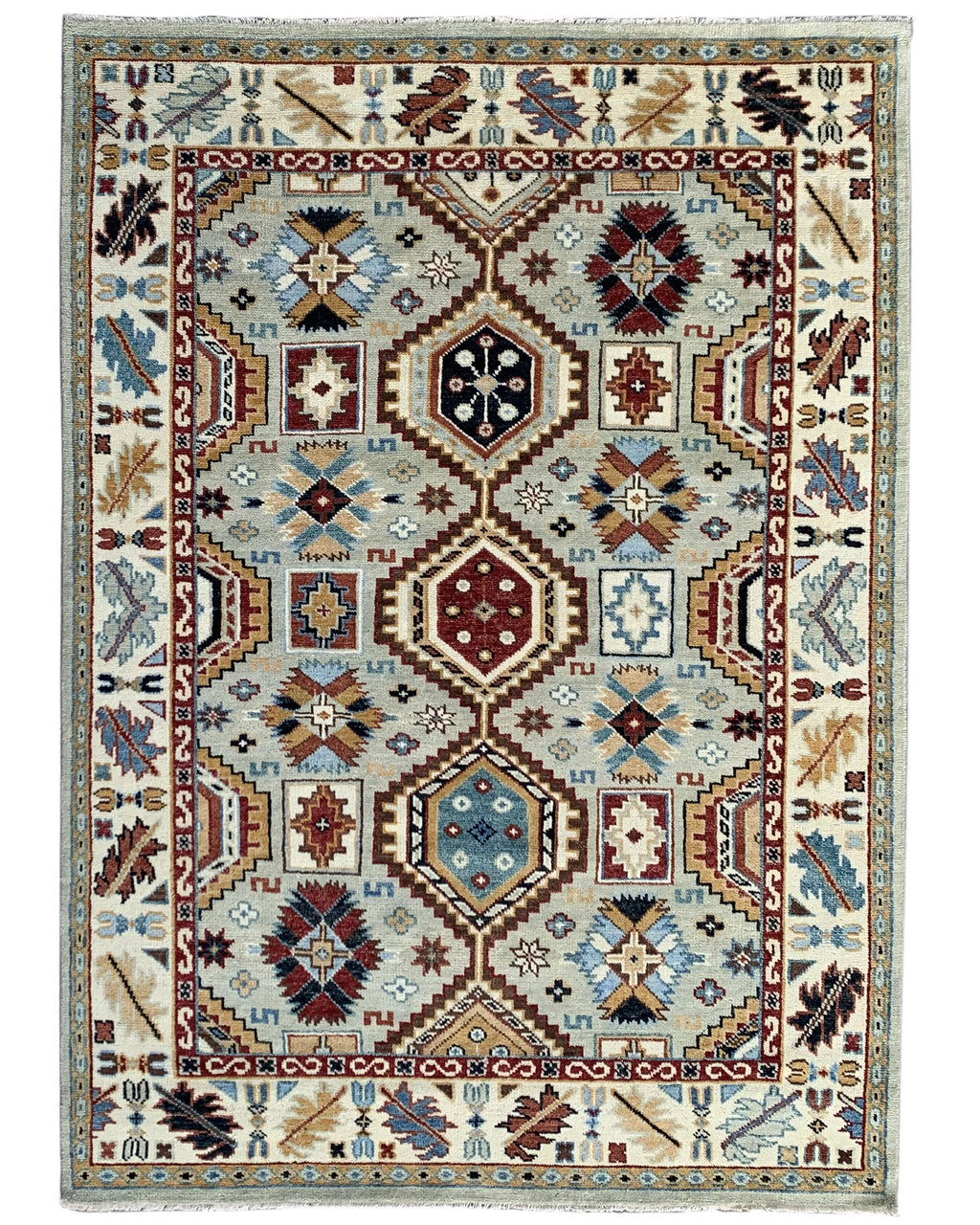 EORC Olive/Green Hand Knotted Wool Bidjar Collection Rug