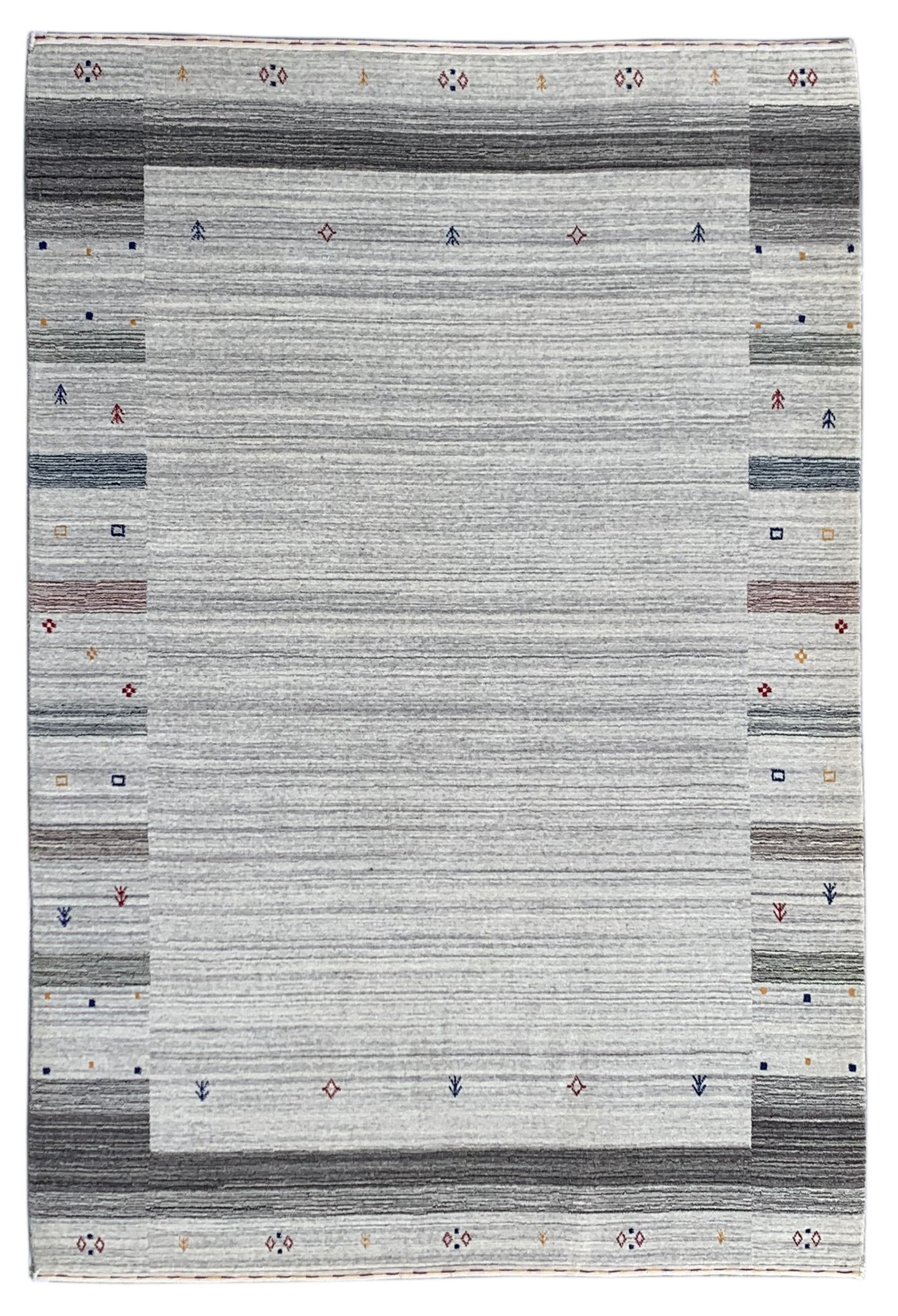 EORC Multi Handmade Wool Gabbeh Rug