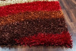 Rizzy Home Kempton KM2322 Multi-Colored Stripe Area Rug