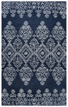 Rizzy Home Legacy LE497A Ivory Navy Area Rug