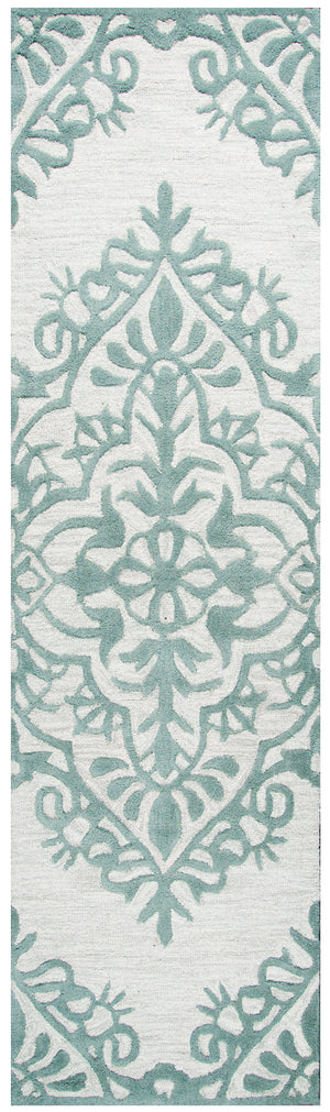 Rizzy Home Luniccia LI9514 Green/Grey Ornamental Area Rug