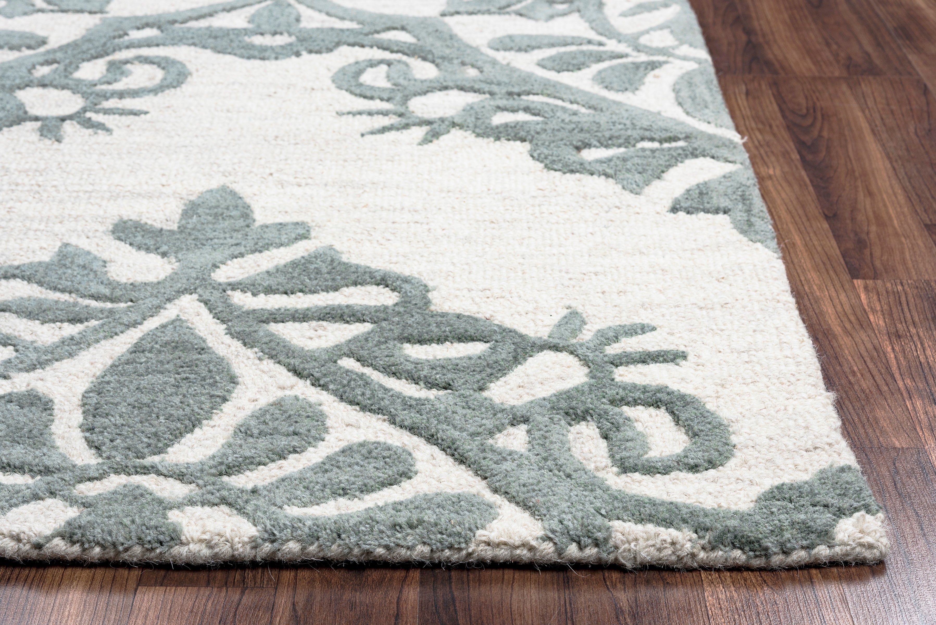 Rizzy Home Luniccia LI9514 Green/Grey Ornamental Area Rug