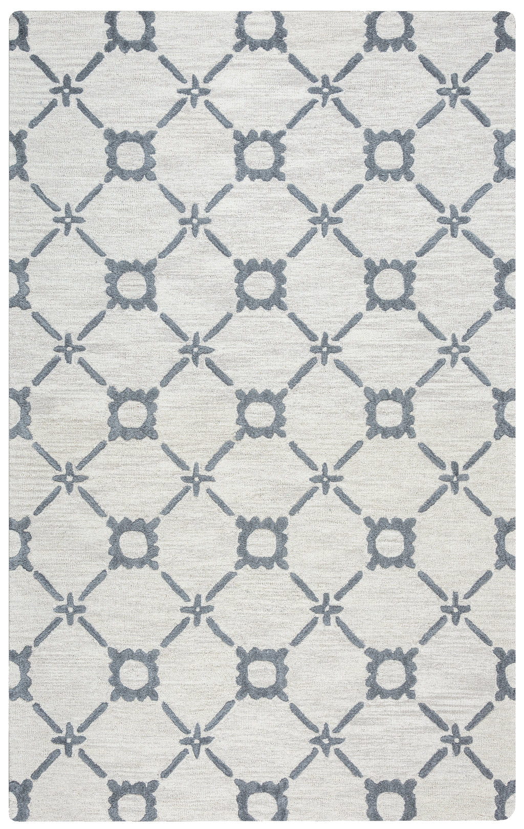 Rizzy Home Luniccia LI9515 Gray Print Area Rug