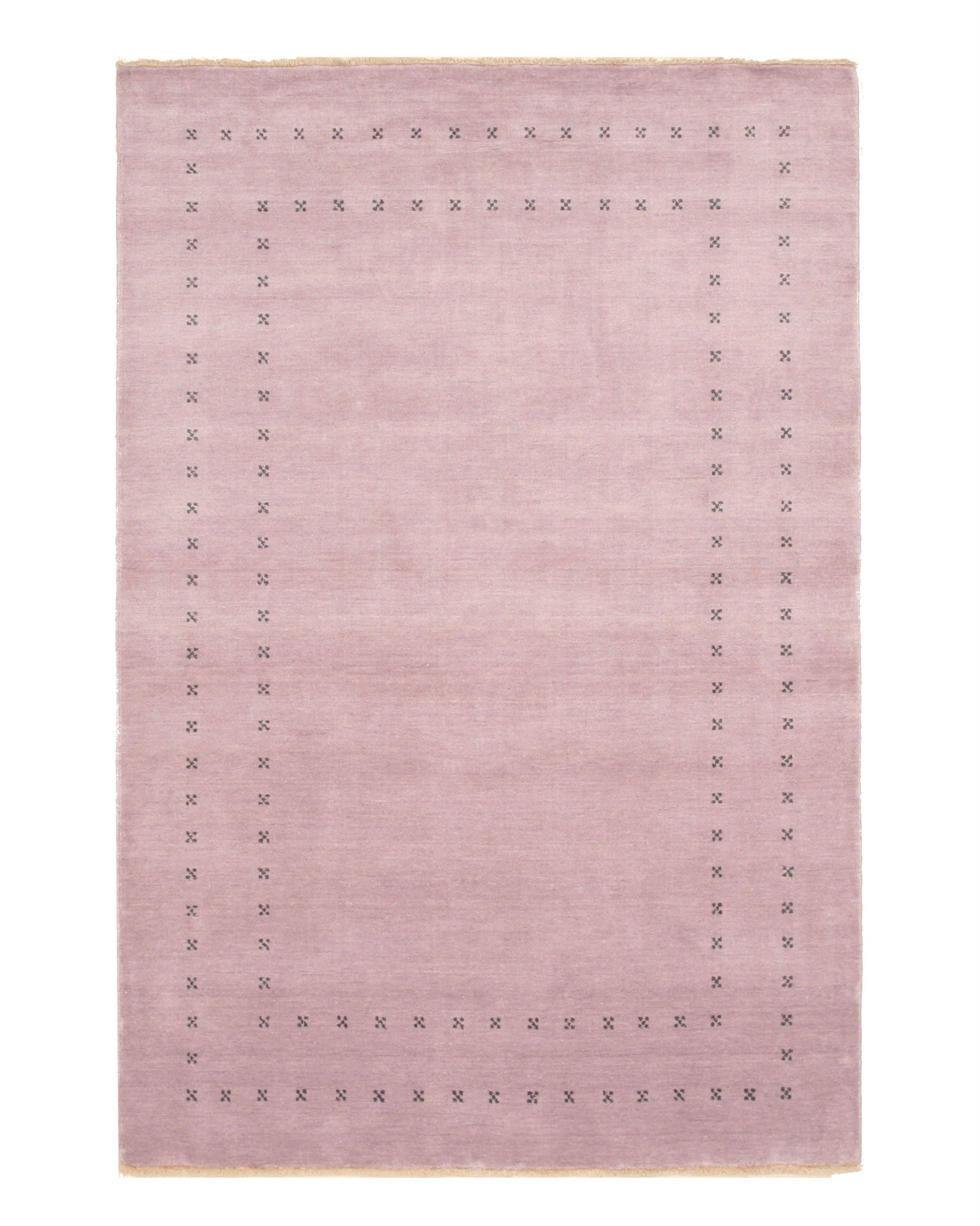 EORC Purple Handmade Wool Lori Baft Rug