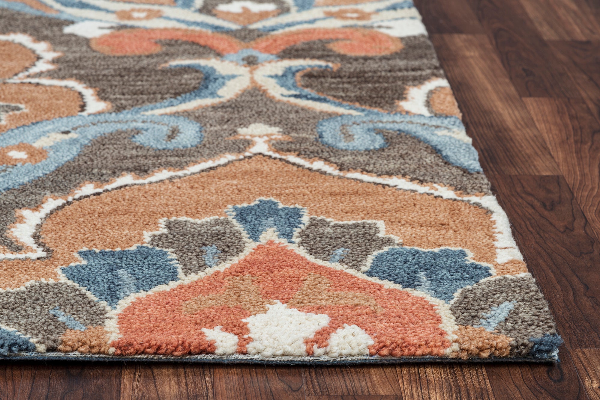 Rizzy Home Leone LO9982 Brown Medallion Area Rug