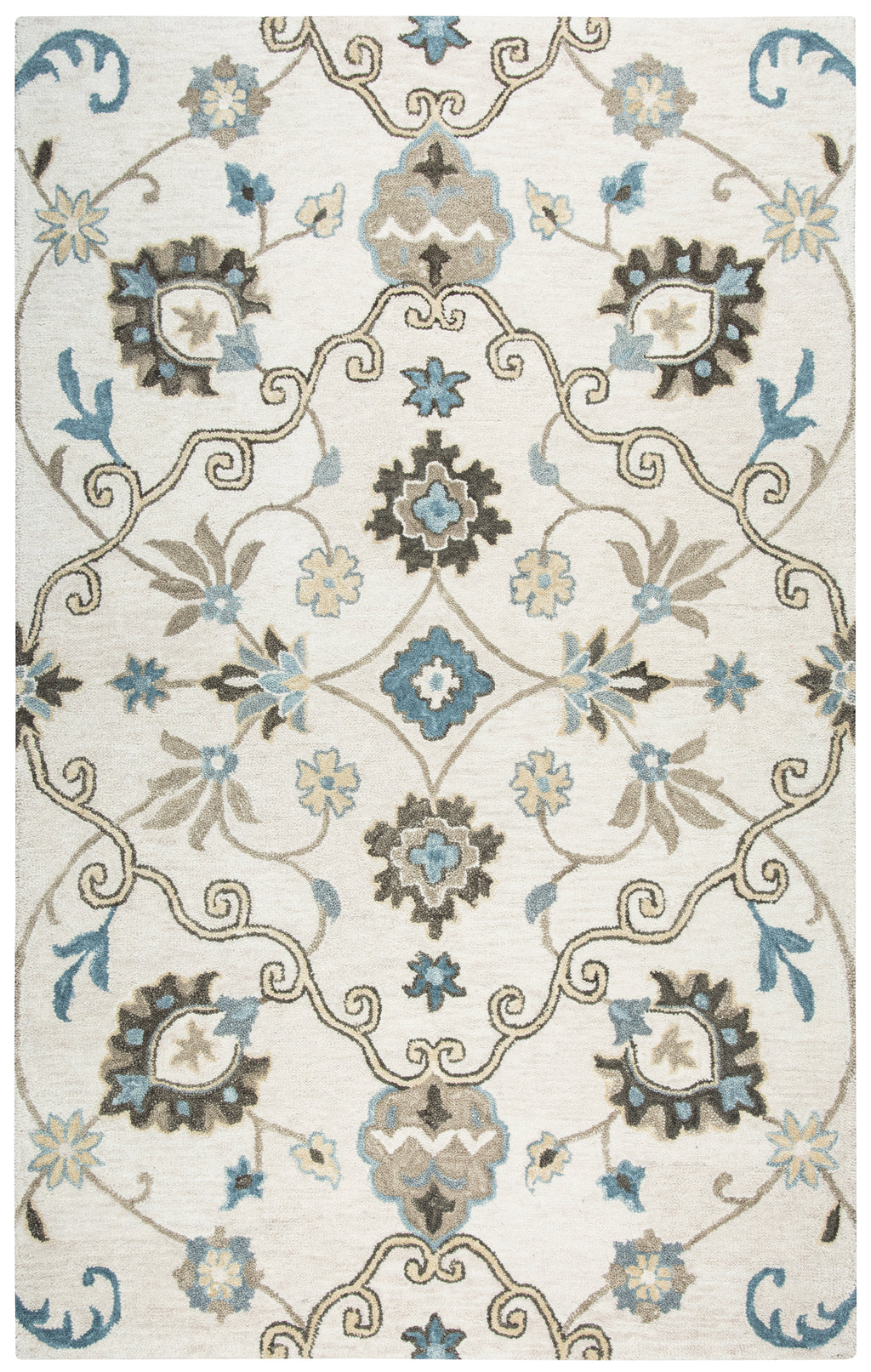 Rizzy Home Leone LO9983 Beige Traditional Motifs Area Rug