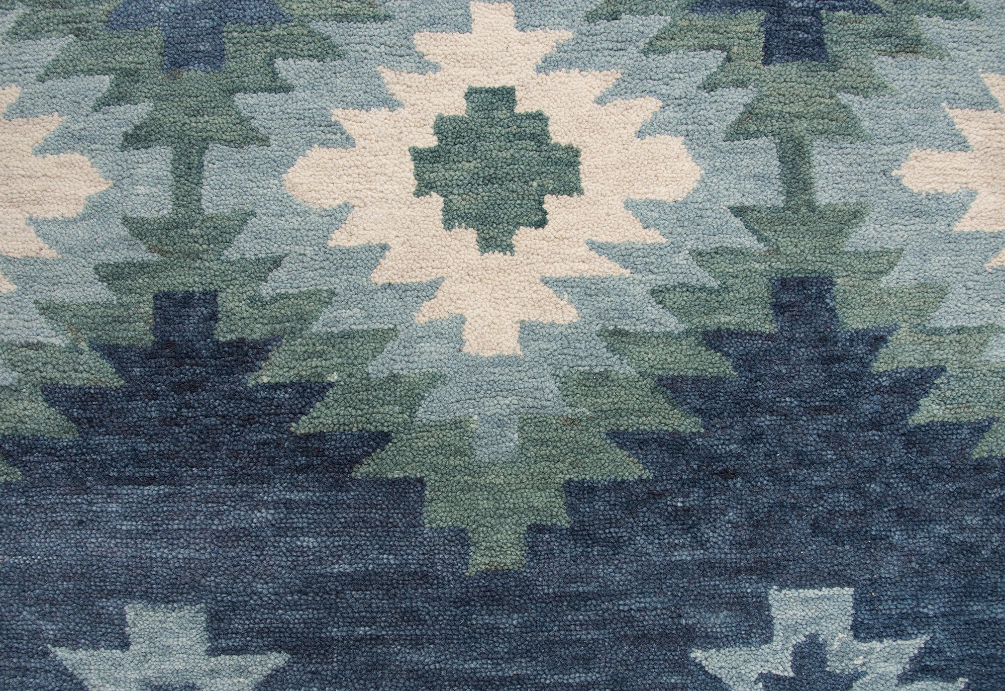 Rizzy Home Leone LO9997 Blue Southwestern Motifs Area Rug