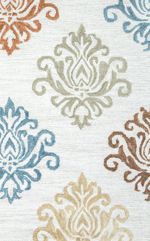 Rizzy Home Lancaster LS9566 Multi-Colored Ornamental Area Rug