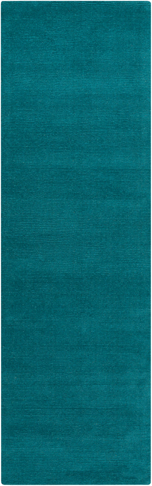 Surya Mystique M5330 Blue Solids and Borders Area Rug