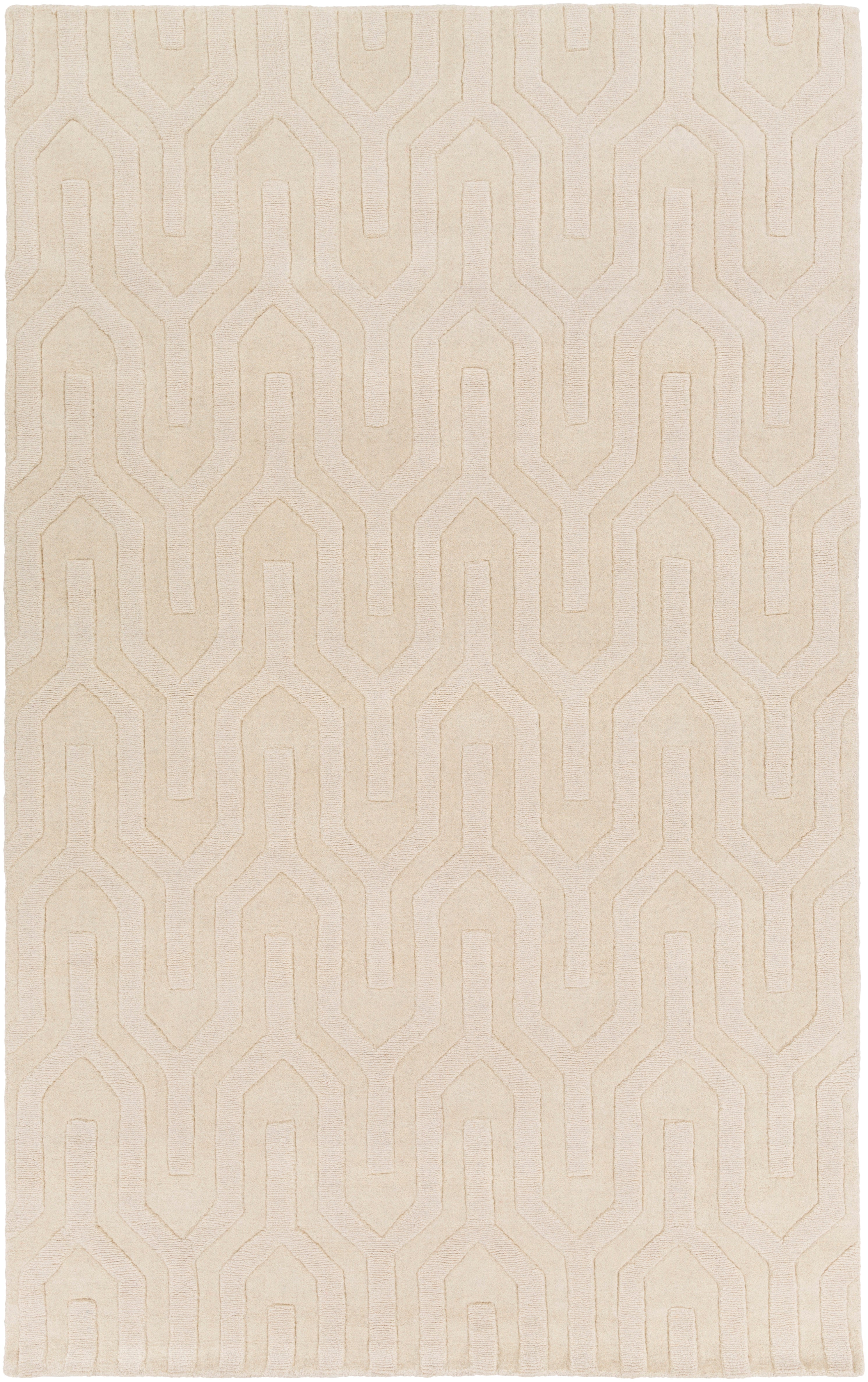 Surya Mystique M5385 Neutral Solids and Borders Area Rug