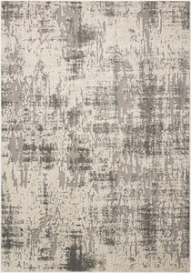 Michael Amini Gleam Ivory/Grey Area Rug by Nourison