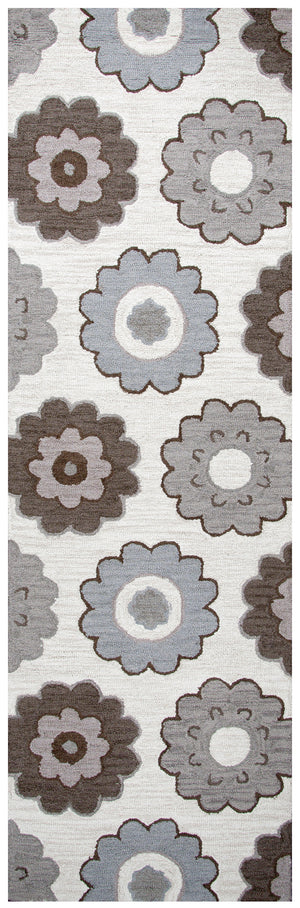 Rizzy Home Maggie Belle MB9538 Gray Print Area Rug