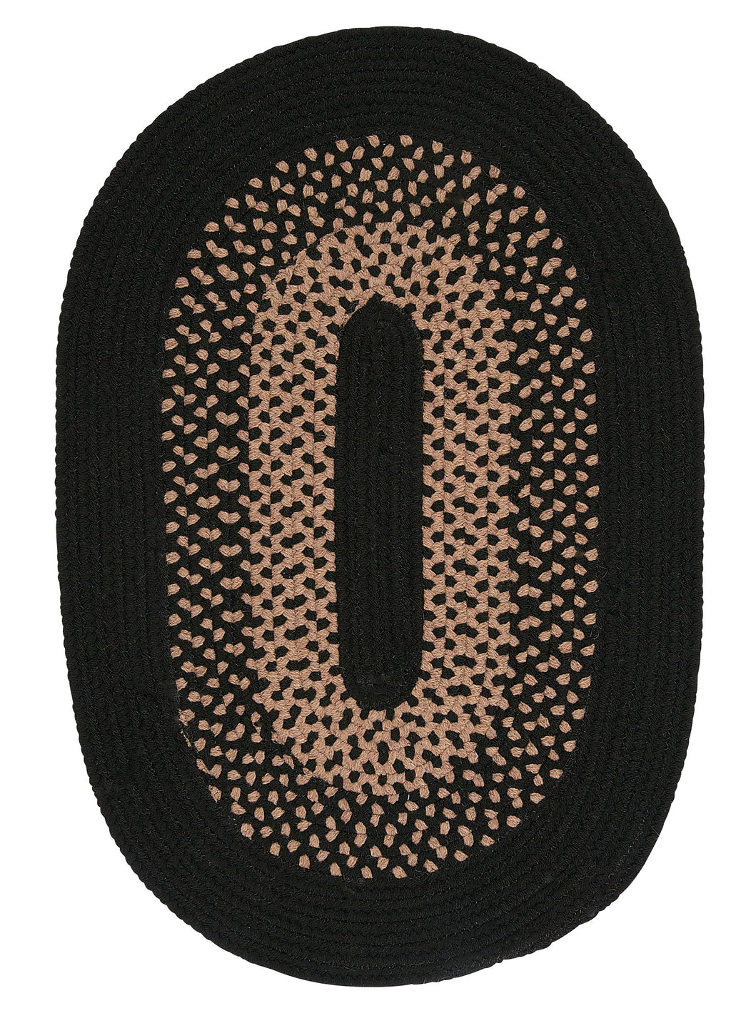 Colonial Mills Madison MD44 Jet Black Traditional Area Rug