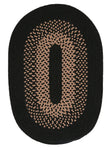 Colonial Mills Madison MD44 Jet Black Traditional Area Rug