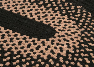 Colonial Mills Madison MD44 Jet Black Traditional Area Rug