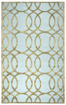 Rizzy Home Monroe ME079A Ivory/Cream Geometric/Trellis Area Rug