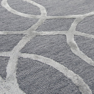 Rizzy Home Monroe ME313A Gray Geometric Area Rug