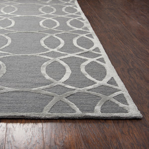 Rizzy Home Monroe ME313A Gray Geometric Area Rug