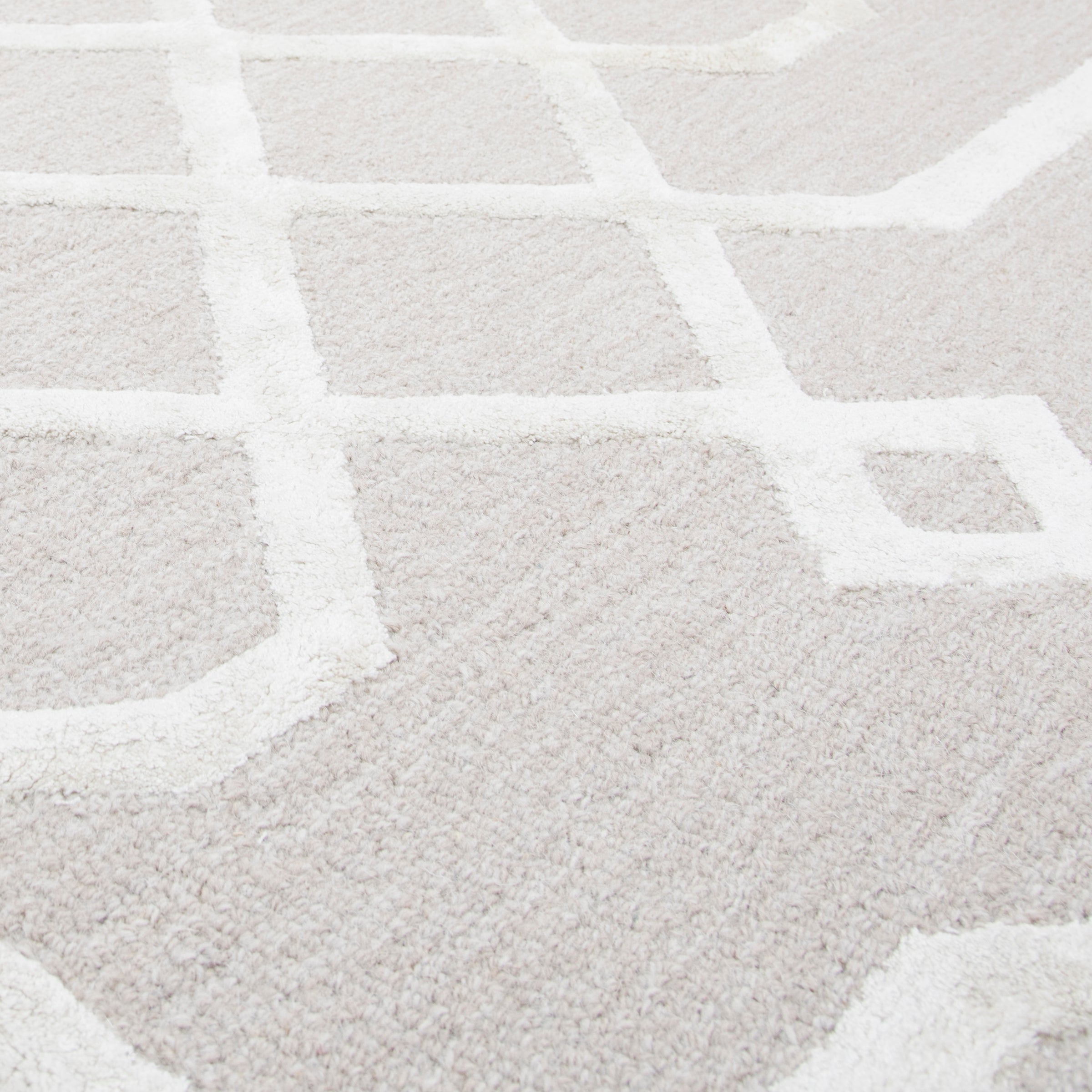 Rizzy Home Monroe ME316A Beige Trellis Area Rug