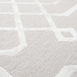 Rizzy Home Monroe ME316A Beige Trellis Area Rug