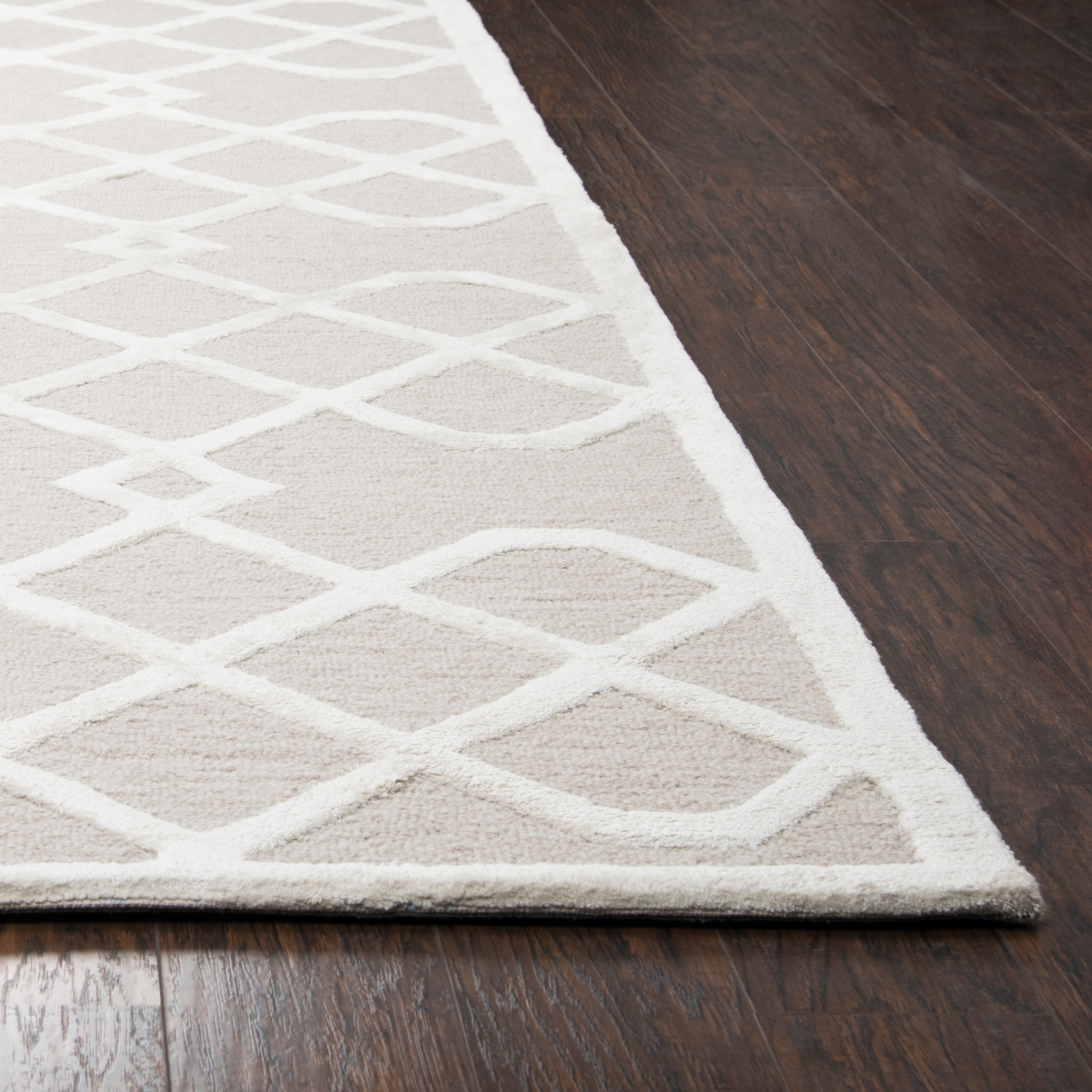 Rizzy Home Monroe ME316A Beige Trellis Area Rug
