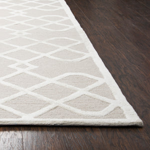 Rizzy Home Monroe ME316A Beige Trellis Area Rug