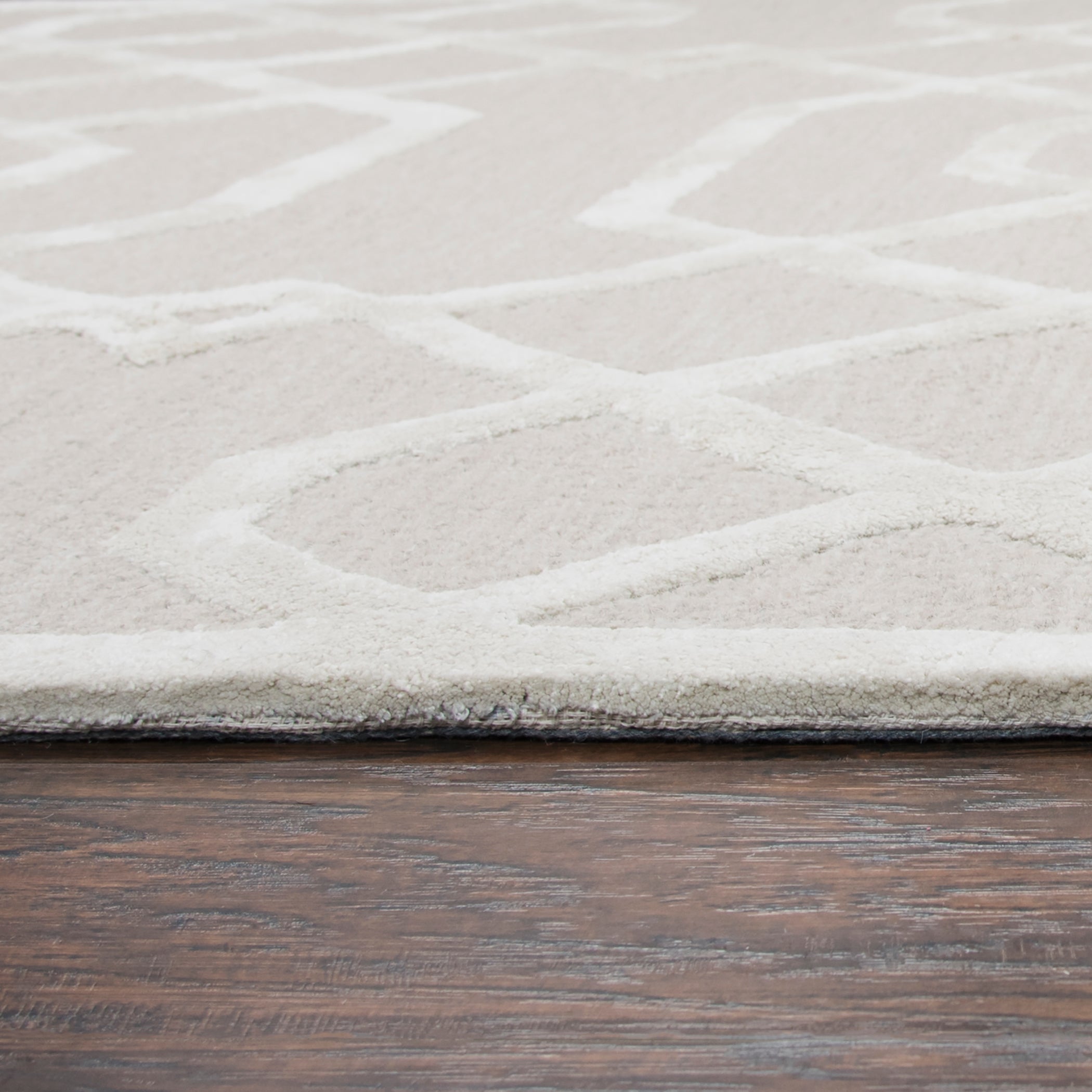 Rizzy Home Monroe ME316A Beige Trellis Area Rug