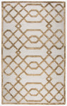 Rizzy Home Monroe ME317A Cream Trellis Area Rug