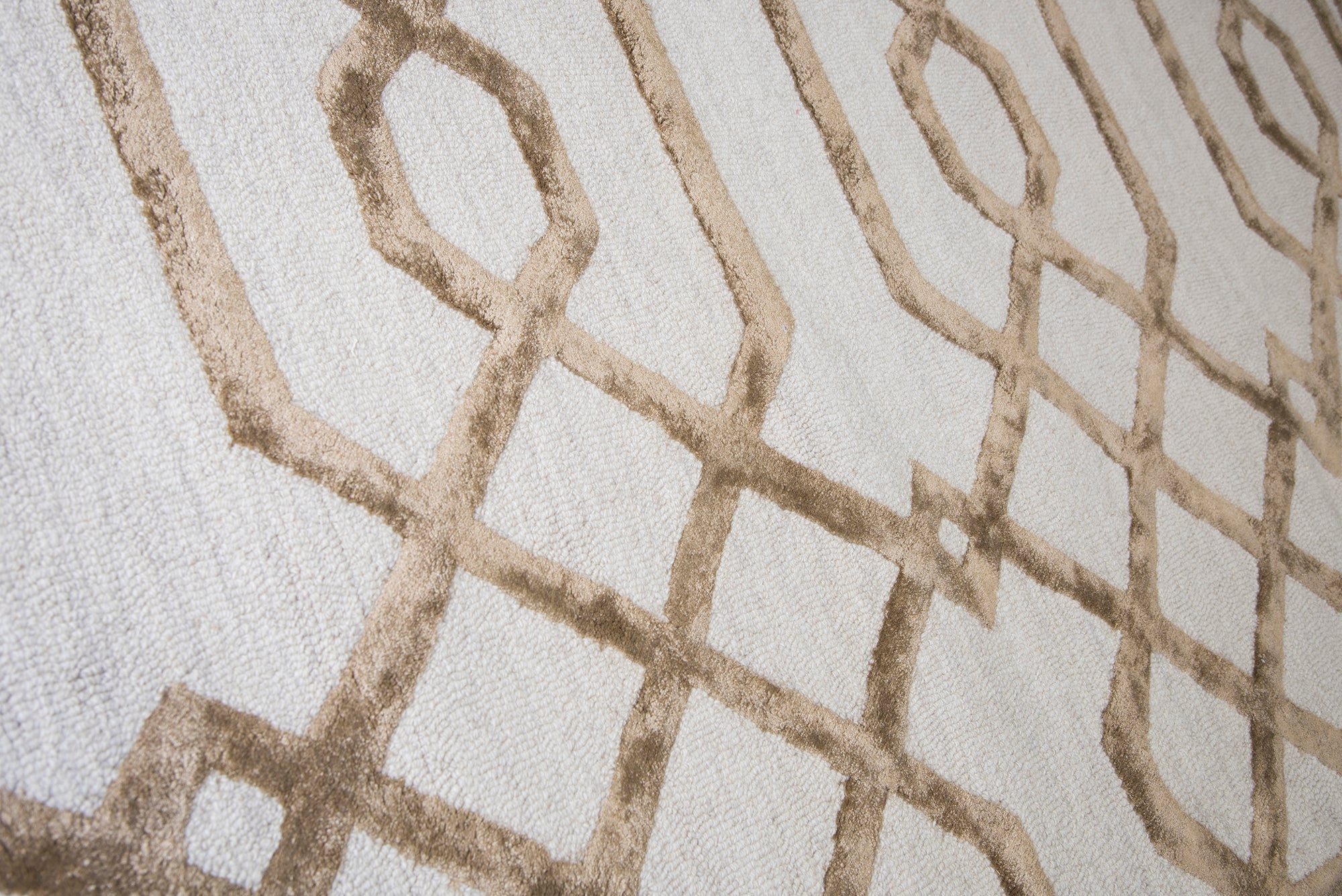 Rizzy Home Monroe ME317A Cream Trellis Area Rug
