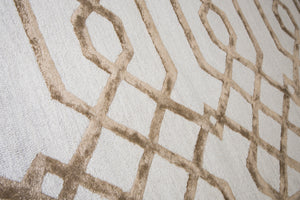 Rizzy Home Monroe ME317A Cream Trellis Area Rug