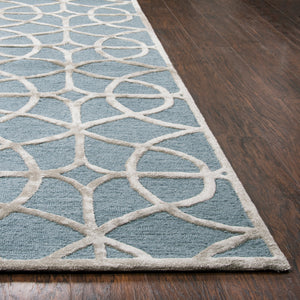 Rizzy Home Monroe ME319A Ivory Trellis Area Rug