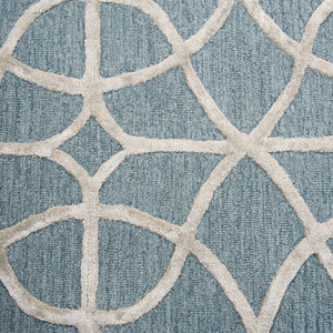 Rizzy Home Monroe ME319A Ivory Trellis Area Rug
