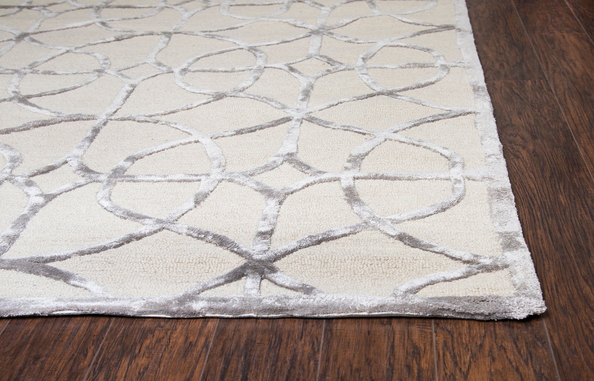 Rizzy Home Monroe ME320A Denim Trellis Area Rug