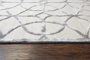 Rizzy Home Monroe ME320A Denim Trellis Area Rug