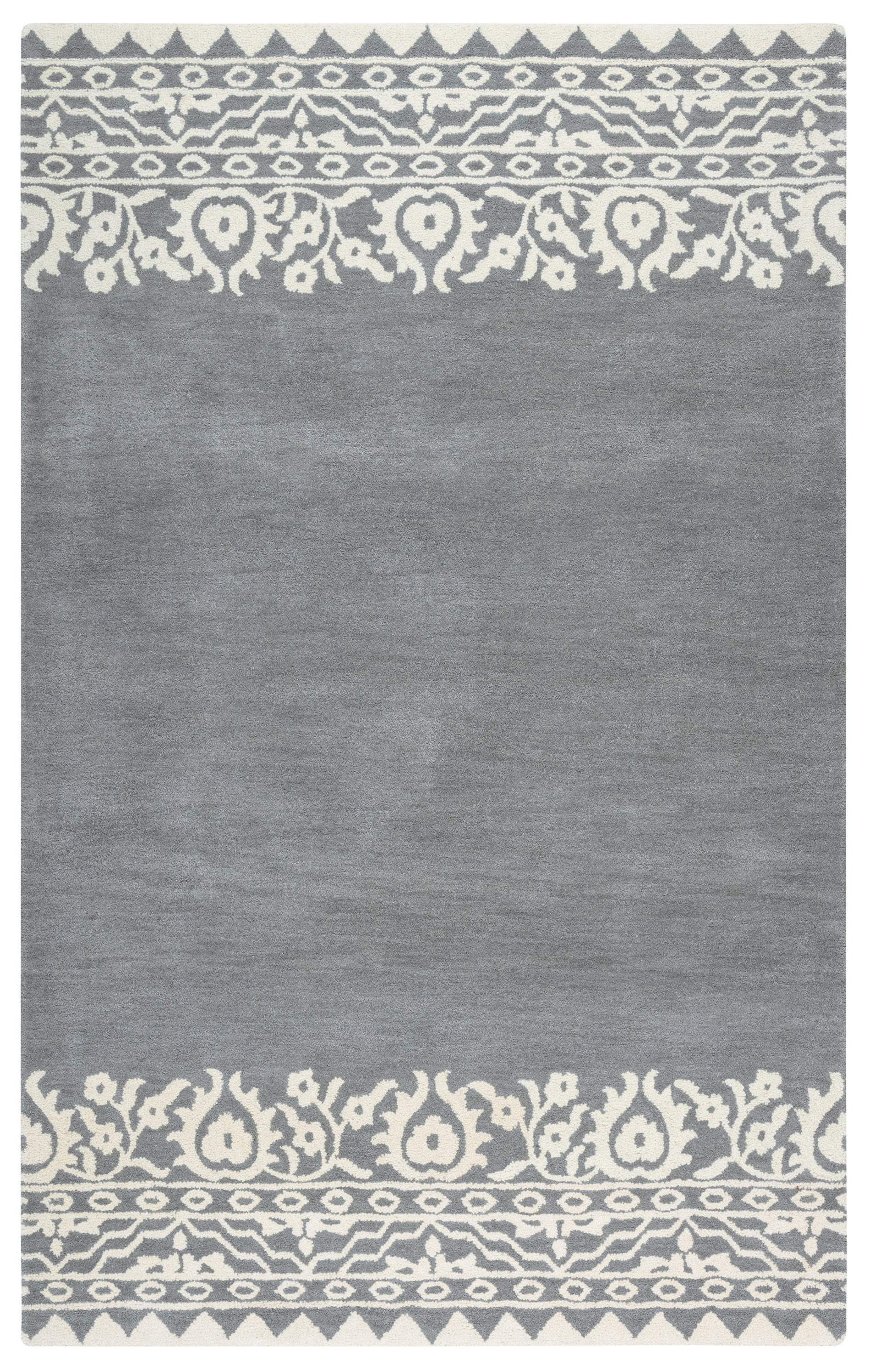 Rizzy Home Marianna Fields MF090A Gray Ornamental Area Rug