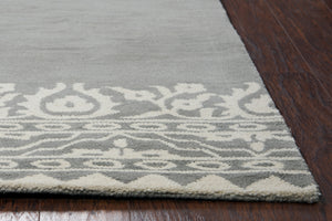 Rizzy Home Marianna Fields MF090A Gray Ornamental Area Rug